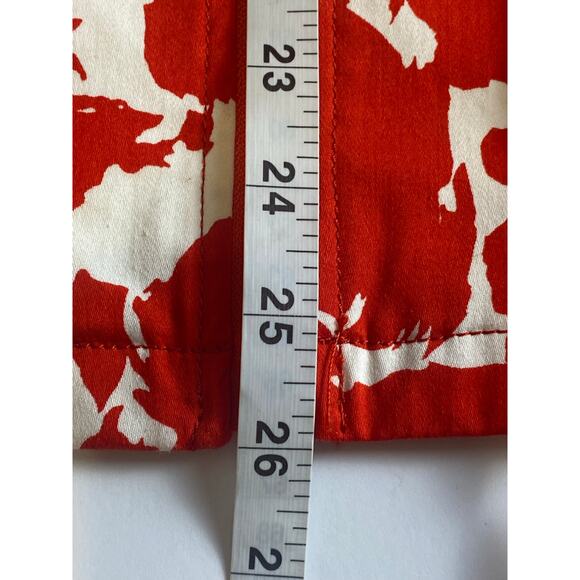 Eden Court Women's Red White Full Zip Drawstring Jacket Size Medium - Picture 5 of 7